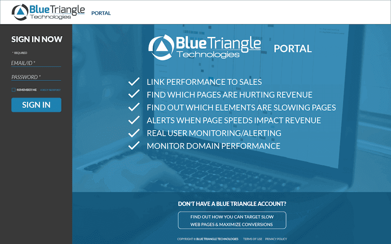 Blue Triangle Portal