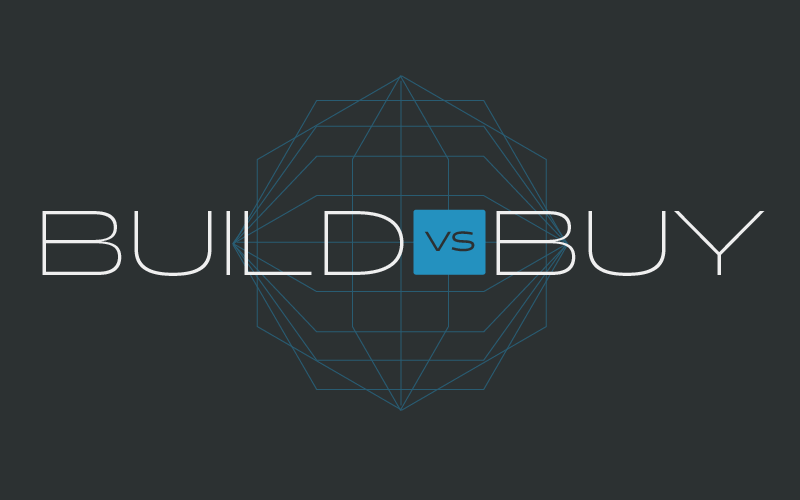 Build vs Buy graphic